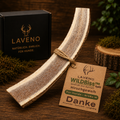 Laveno WildBiss™ Hirschgeweih geteilt Kaugeweih  Größe M | 50-80 g